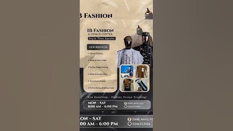 Fashion Flyer Design on Phone #tutorial #shorts