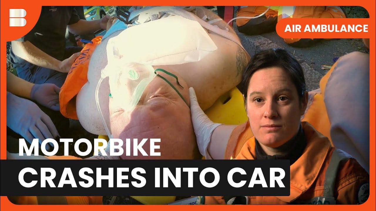 Documentary backdrop image for Motorbike Crashes Head-On Into Car (2025)