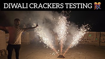“Diwali Crackers Testing Video 2025 Part 2 | Anar, Peacock, Crackling, Fulkari & Charkhi Testing”