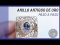 💎Cómo hacer un ANILLO DE ORO BLANCO, Clases de Joyería