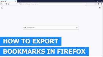 How to export your Firefox bookmarks to an HTML file (step by step)
