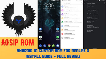 #AOSiP Android 10 Custom Rom For Realme X INSTALL GUIDE + FULL REVIEW