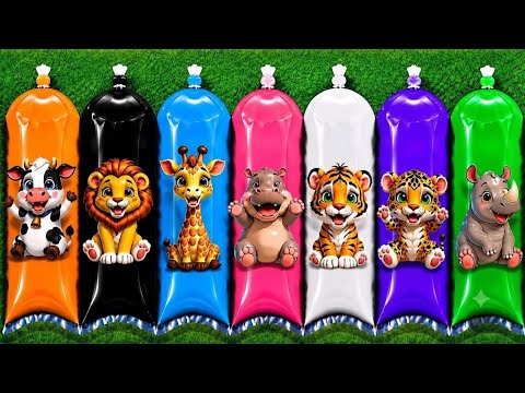 FIND: Elephant, Giraffe, Lion, Tiger, Cheetah, Camel, Rhino, Snake, Monkey, Horse, Sheep