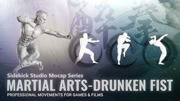 Introducing our Mocap Motion product - "Martial Arts - Drunken fist."