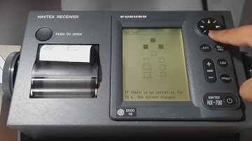 Self test Navtex Receiver FURUNO NX-700 | TEST PRINTER NAVTEX | GMDSS Routine Test di Atas Kapal