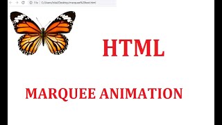 how to use Marquee in HTML || making Marquee effect in HTML
