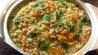 वेजीटेबल दलिया खिचड़ी ऐसे बनाएंगे तो सब को बहुत पसंद आएगा। Vegetable masala Dalia Khichdi Recipe।