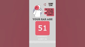 Thumbnail of Your Ear Age Test #frequency #sound