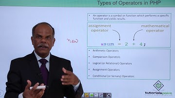 PHP - Types Of Operators
