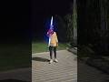 So cool! My spinning double-edged light sword! #Playingwith #Ajjuxofficial #Lightsaber #Atoyboys