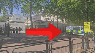 Clueless Police Officers BLOCK The Kings Guards Path