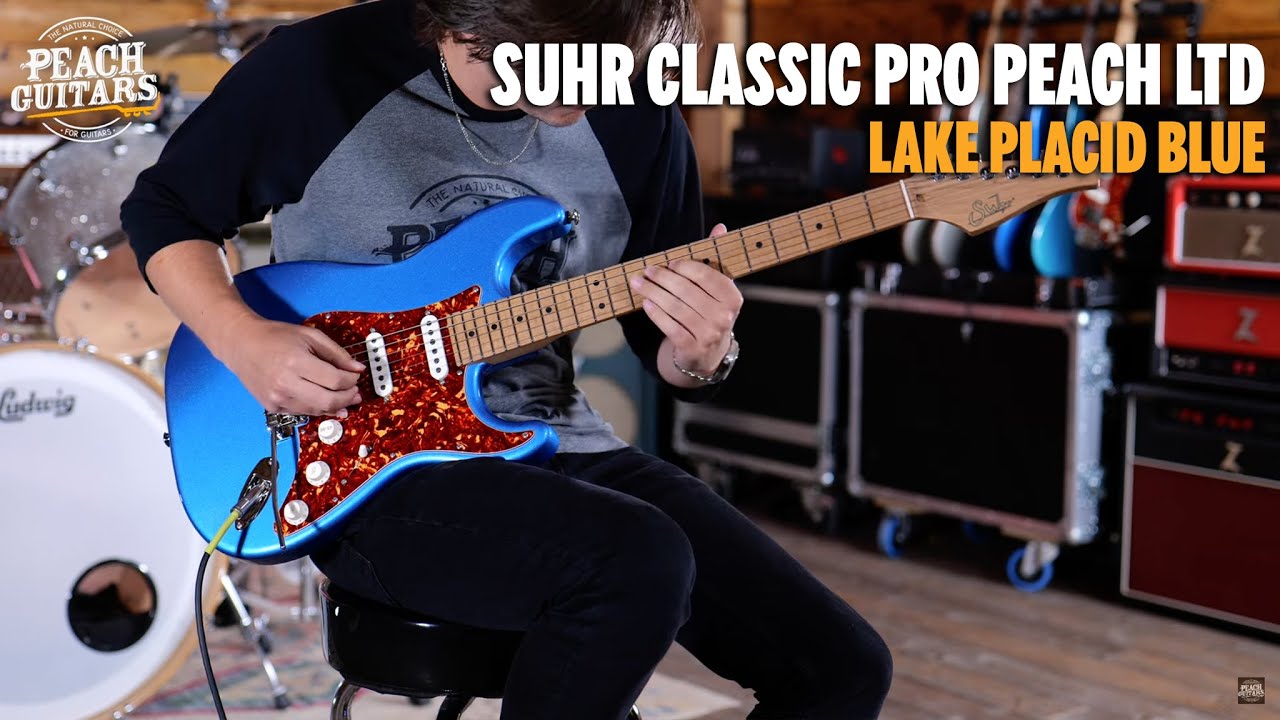 No Talking...Just Tones | Suhr Classic Pro Peach LTD Flame Maple Lake Placid Blue