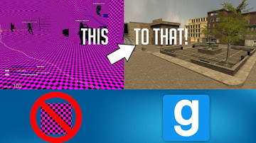 How to Fix ALL of the Missing Textures in Garry