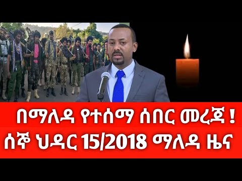 ሰኞ ህዳር 15 2018 ሰበር ዜና November 2025 Daily News Ethiopianews ሰበርዜና News Ethio World News