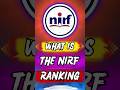 What is NIRF Ranking? #nirfranking #education #indianuniversities #collegeranking #highereducation