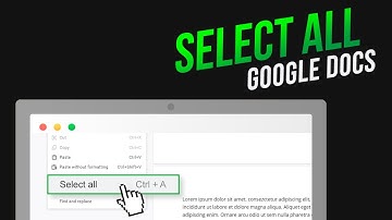 How to Select All, Copy, Paste & Delete in Google Docs