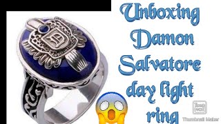 Unboxing!! DAMON SALVATORE daylight ring|The Vampire diaries