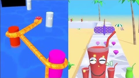 🎮 Snake Run 🐍 vs Juice Run 🧃 😱😱😮😮 | Epic Game Showdown! 🔥