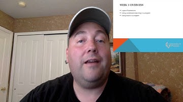 PRG/420 Week 3 Overview