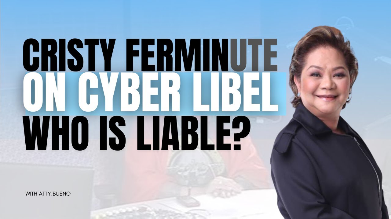 CRISTY FERMIN | NILABAG BA ANG CYBER LIBEL LAW? | BEA ALONZO | ATTY. BUENO EXPLAINS |