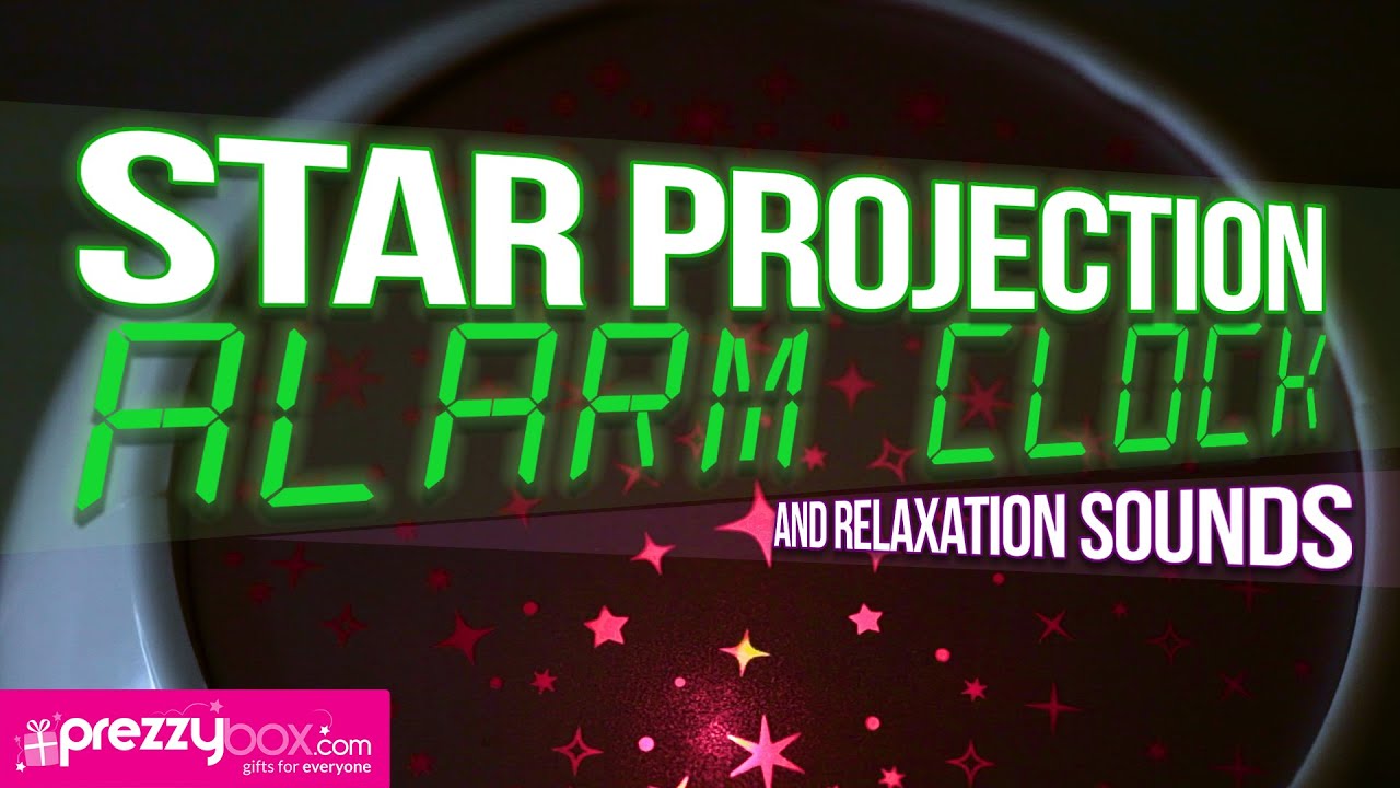 Star Projection Alarm Clock And Relaxation Sound Machine Dazzling Star Projection Alarm Clock And Relaxation Sound Machine Dazzling Constellation Display