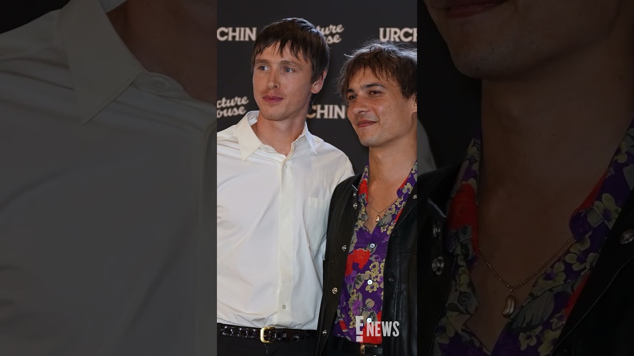 Харрис Дикинсон и Фрэнк Диллейн прибыли на премьеру фильма «Urchin» в Великобритании.