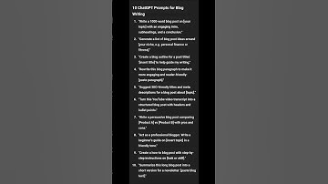 chat GPT prompt for blog post writing #shorts #shortvideo #chatgpt