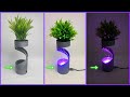 How To Make Fountain Plant Pots & LED Lights - From PVC Pipe