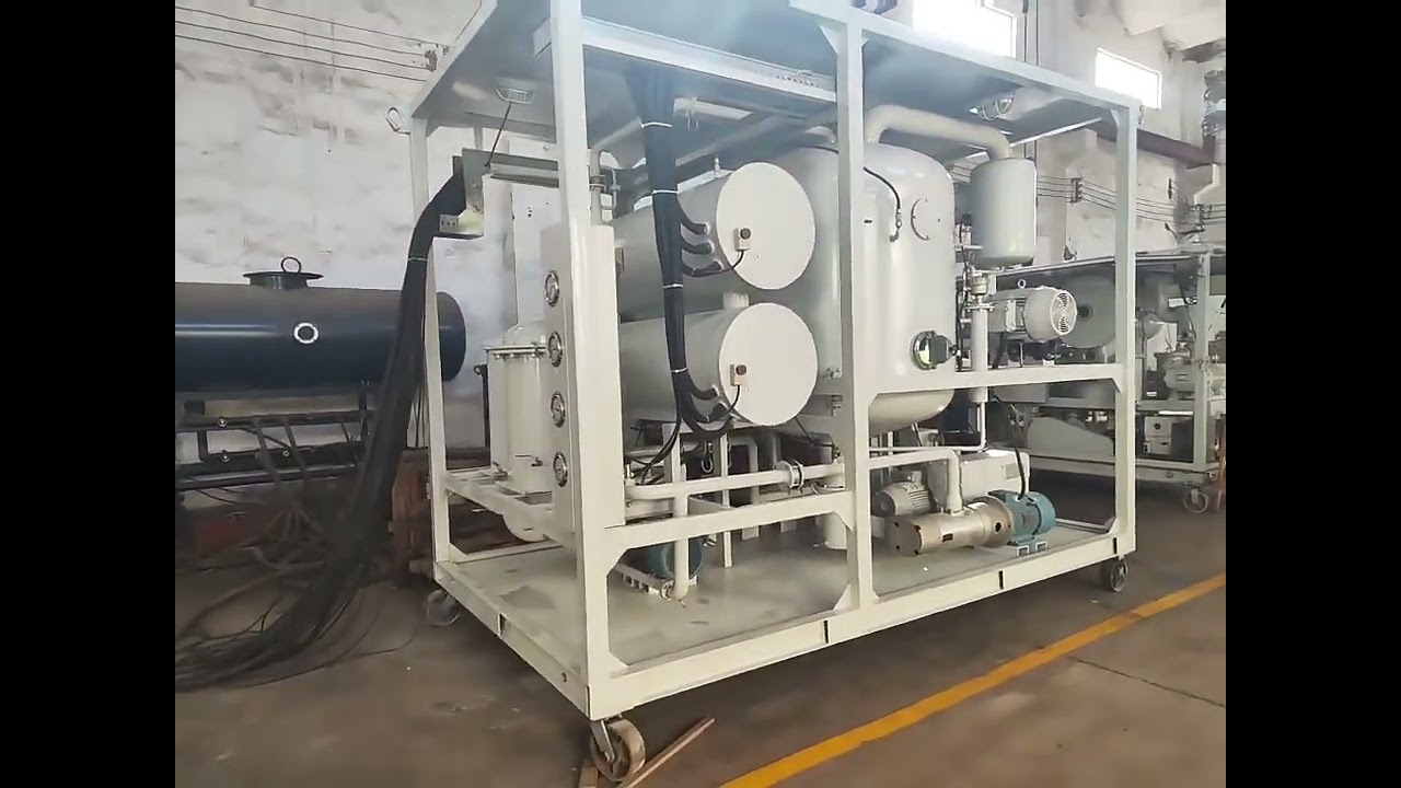2-Stage Used Dielectric Oil Recycling Purification Machine Multi-Function Transformer Oil Purifier