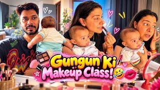 MUMMA NE GUNGUN KO SIKHAAYA MAKE UP😍