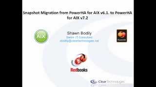 Snapshot Migration From PowerHA v6.1 to PowerHA v7.2
