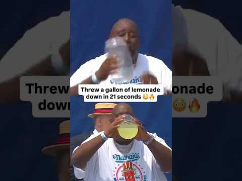 When Badlands Booker set a world record chugging a gallon of lemonade 😮‍💨