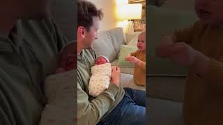 Baby Acts Cute And Funny Together