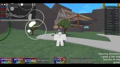 Shouting simulator all codes