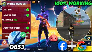OB53 FREE FIRE MOD MENU 🔥 UNLIMITED DIAMOND HACK 🔥 FF MOD MENU APK 2025