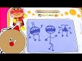 アンパンマン お絵かきおもちゃ らくがき教室でいっぱいお絵描きしてみよう♪  天才脳シリーズ Anpanman Drawing Toy