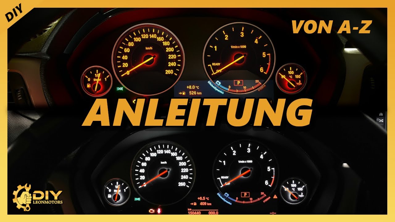 GELD SPAREN! Tachobeleuchtung ändern | BMW F-Modelle | SMD-LEDs löten