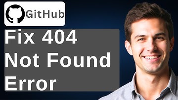 How To Fix 404 Page Not Found Error GitHub [2025 Guide]