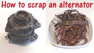 How to scrap an automotive Alternator for copper