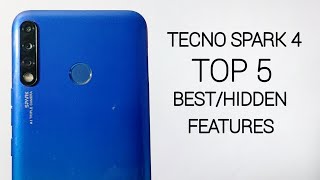 Tecno Spark 4 Top 5 Best/Hidden Features 2021 | Hidden Tips & Tricks