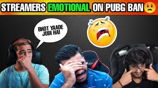 Streamer Getting Emotional/Crying on PUBG Ban | Ft. Mortal, Scout, Mamba and Shreeman Legend