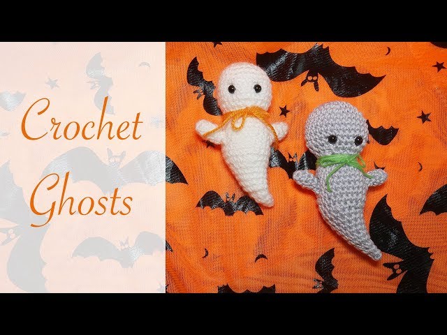 Crochet: Amigurumi Ghosts (Step by Step)