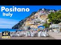 Positano Italy 🇮🇹 4K Amalfi Coast Beach Walking Tour 2022