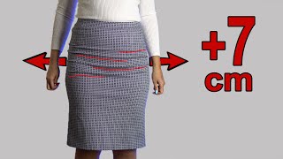💥✅ Sewing trick. How to expand a skirt that is already too small for you