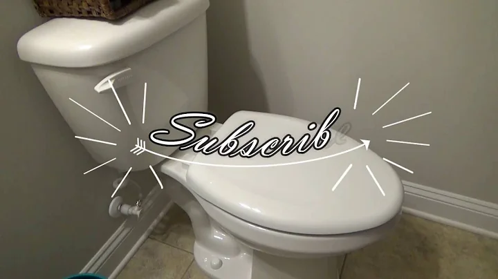 Replacing a toilet seat with Bemis Whisper Close T...