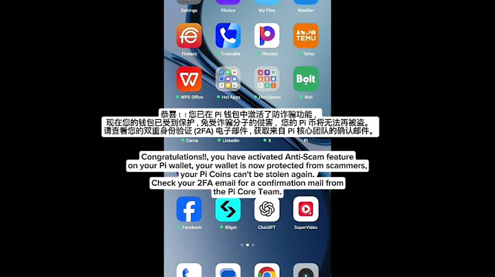 Pi Network Anti-Scam feature for Pi wallets, protect your Pi Coins now! #pinetwork #piwallet #picoin
