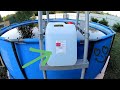 ✔Перекись водорода. Чистим воду в  бассейне.✅How to clean the pool.