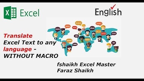 🇮🇳🇸🇦Translate Multiple Languages In Excel with Google Sheets