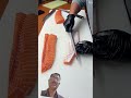 𝙎𝙖𝙡𝙢𝙤𝙣 𝙁𝙞𝙨𝙝 Meat Slicing #youtubeshorts #food #shortsviral #diymalayalam #lifehacks