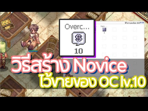 วิธีสร้าง Novice ให้มีสกิล OC Lv.10